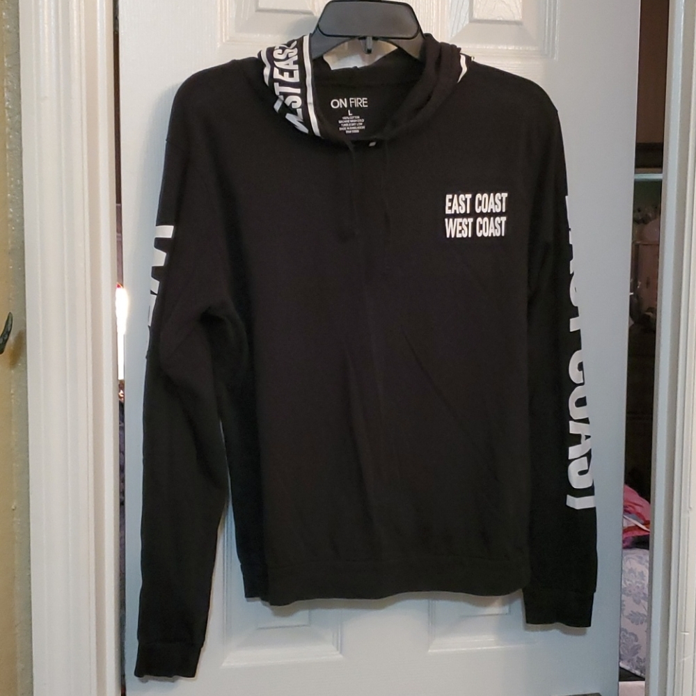 Retro East and West Coast hoodie top